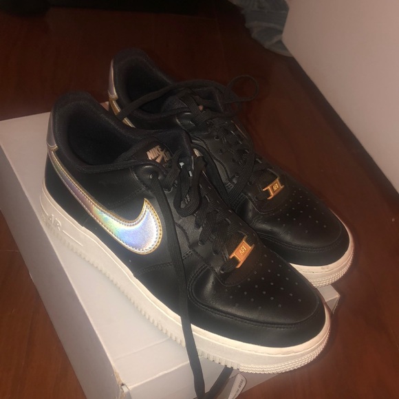 black and gold air force 1 womens